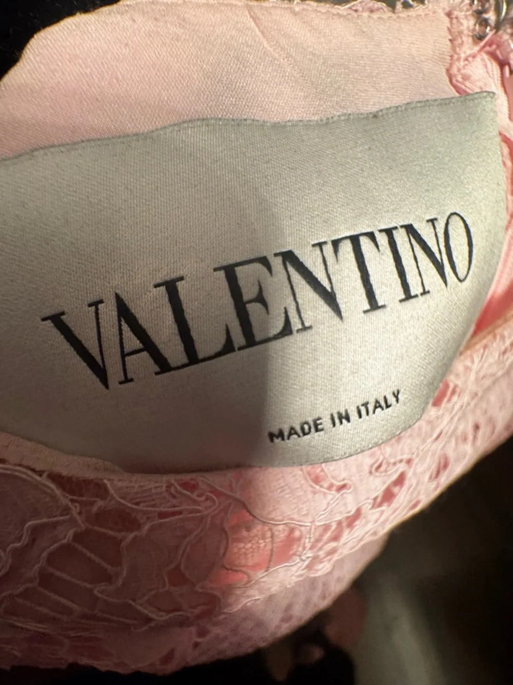 Valentino Garavani Blush Pink Lace Mini Dress - Picture 6 of 10